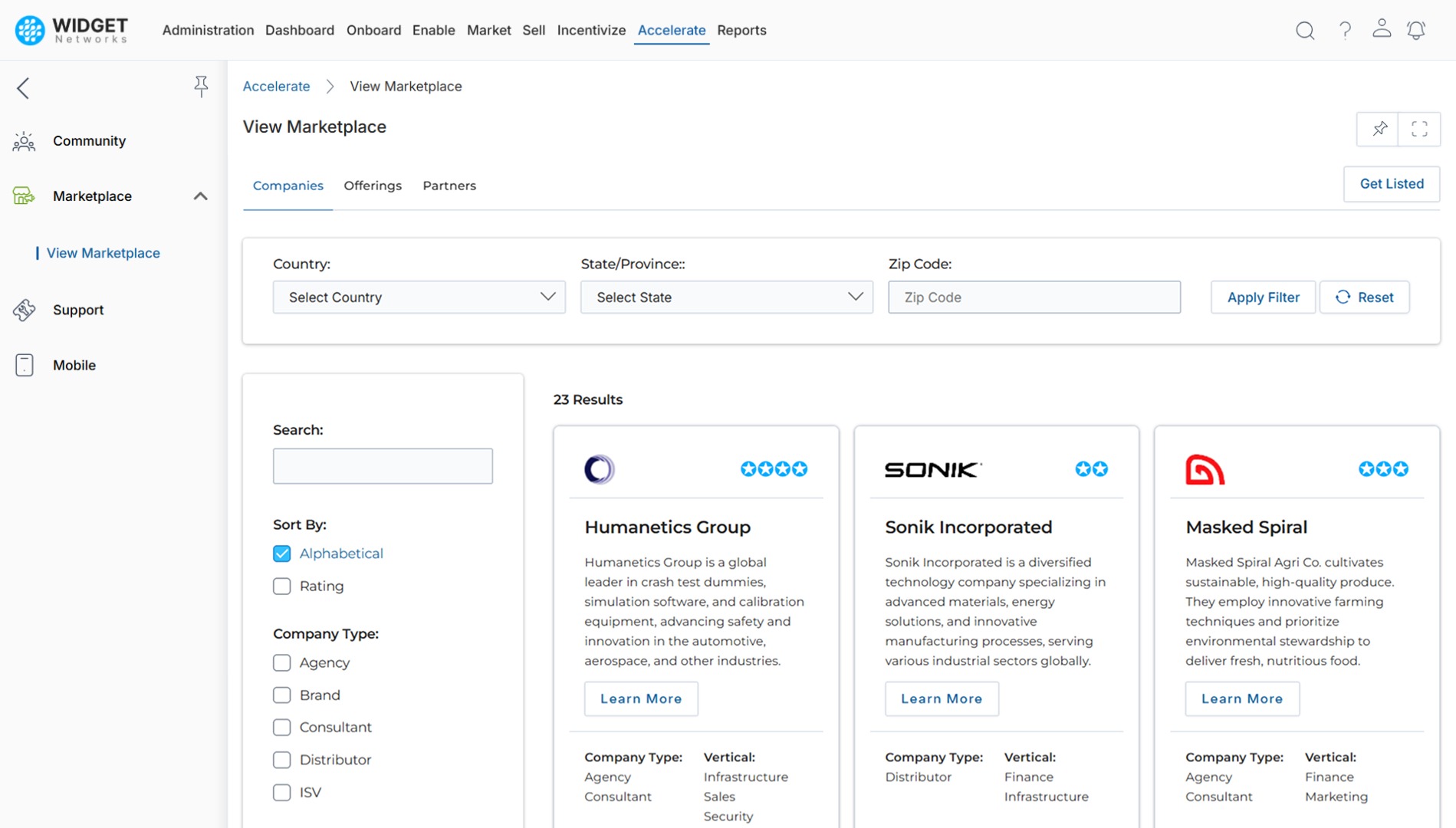 Partner Marketplace Management Partner-to-Partner and Partner-to-End User Sales