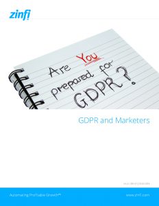 GDPR and Marketers