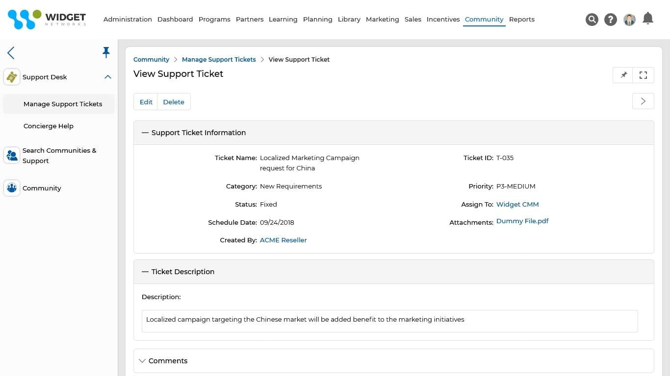 Partner Support Customer Insights