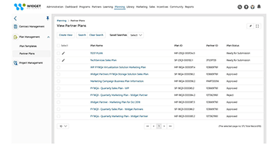 Partner Business Planning Unified Partner Management