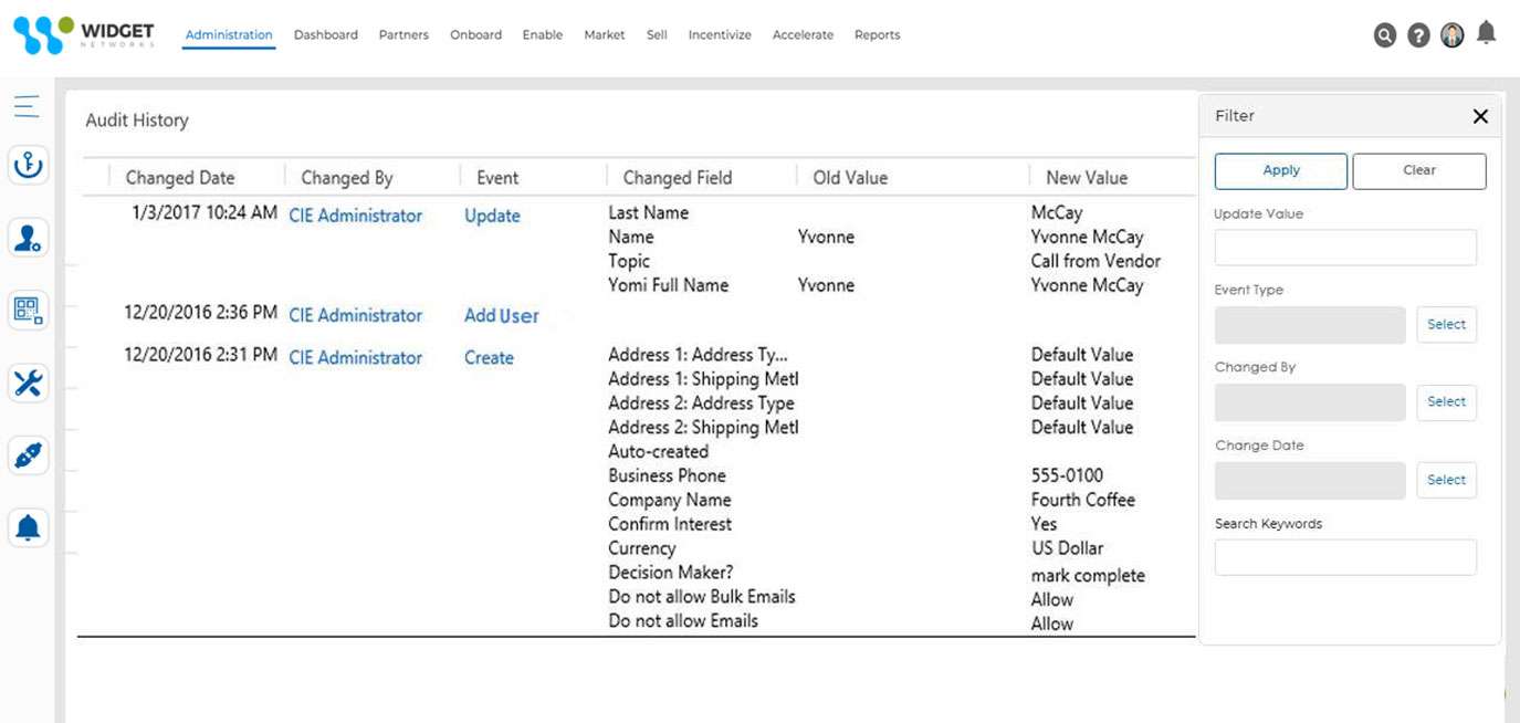 Change Management Locating Audit Records