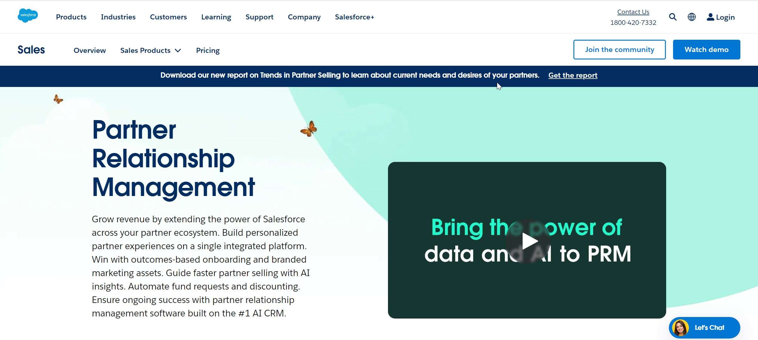 Salesforce PRM website