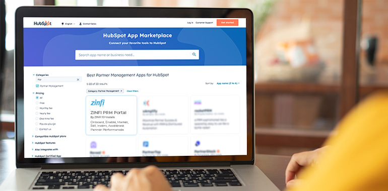 ZINFI Partner Management Joins the HubSpot App Marketplace