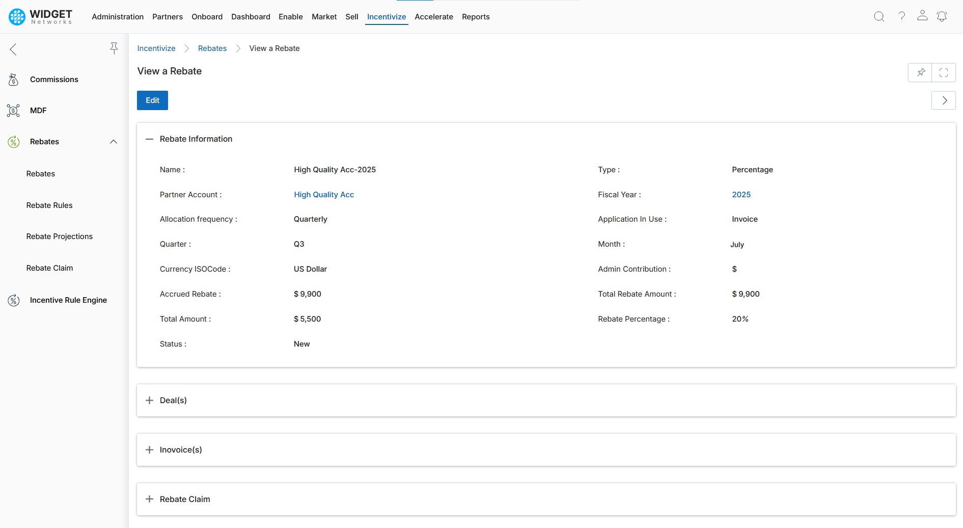 Rebates Management Automate Rebate Calculation