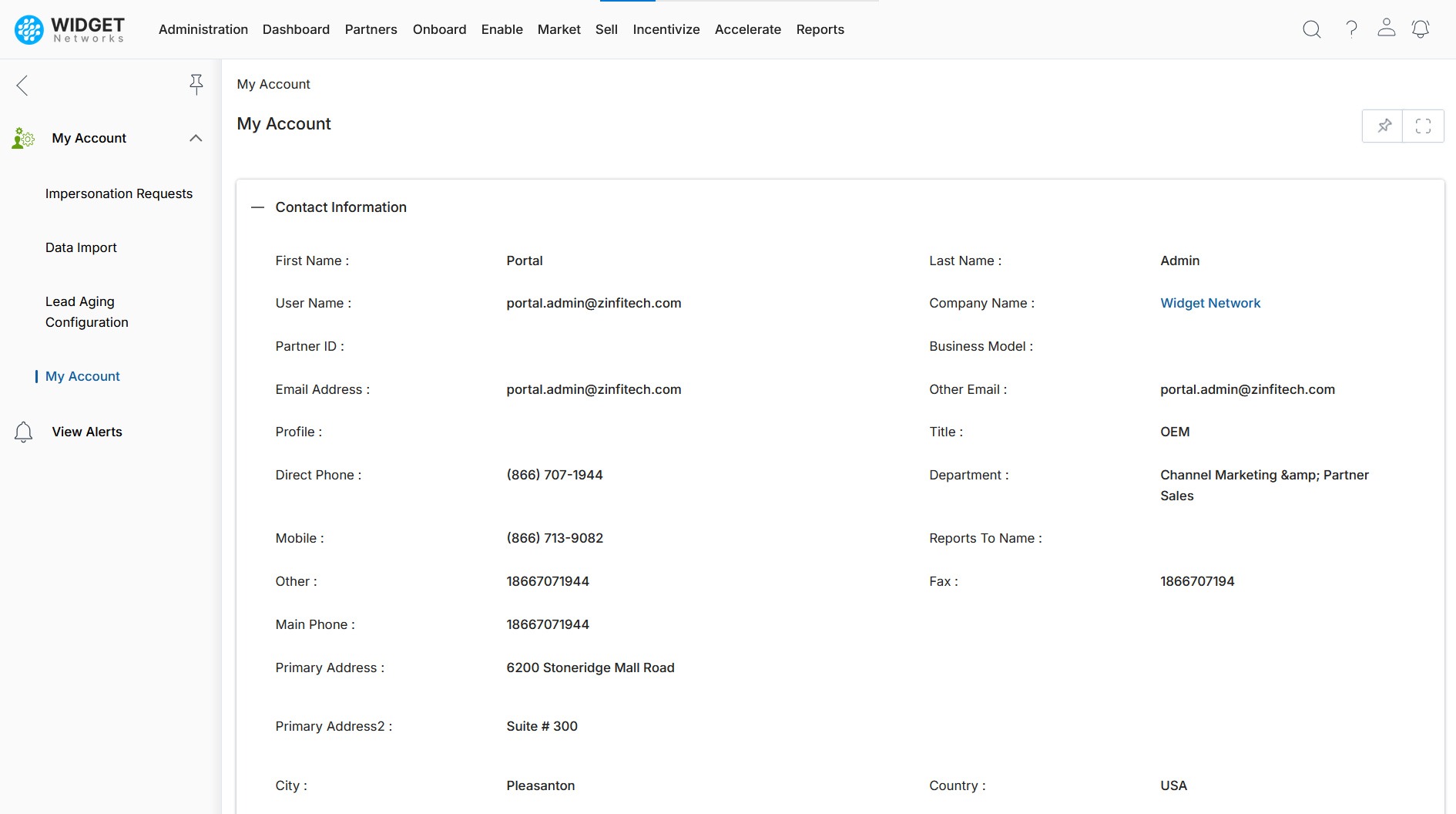 Enhanced Profile Management for Partners