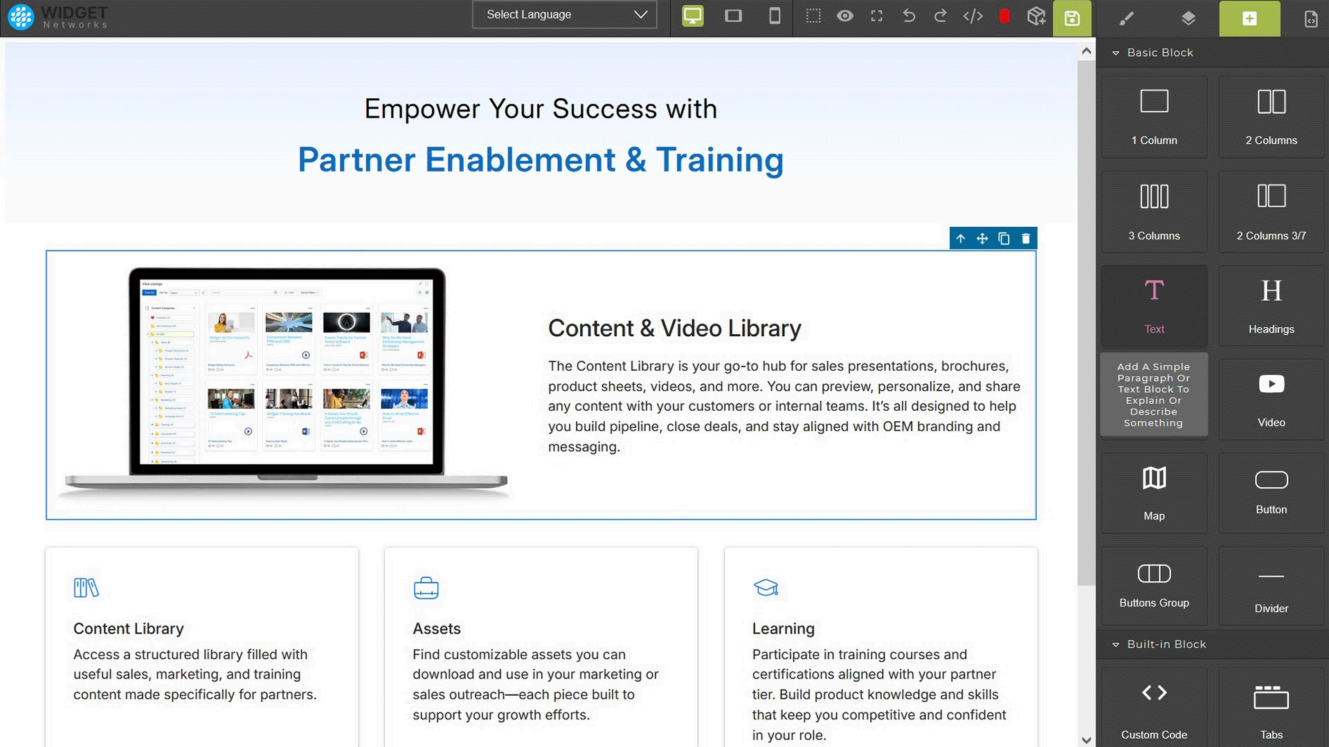 Portal Administration Management Unified Partner Management